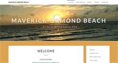 Desktop Screenshot of maverickormondbeach.com